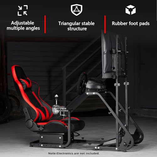 Dardoo G923 Racing Simulator Cockpit with Red Seat L731625