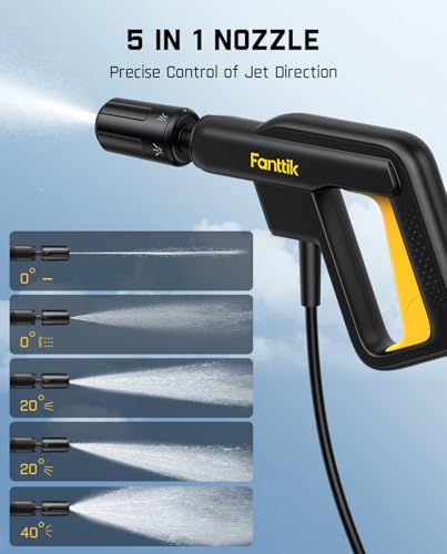 Fanttik NB8 Fold Cordless Electric Pressure Washer with 3.2Gal Tank J7315