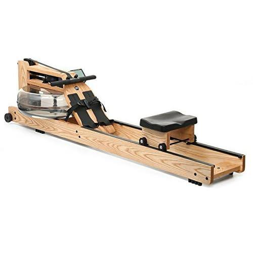 WaterRower Ash Rowing Machine with S4 Monitor | USA Made Water Rower | Original Handcrafted Erg Row Machine for Home Use & Gym