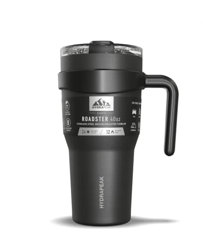 Hydrapeak Roadster 40oz Stainless Steel Tumbler with Straw Lid (Aqua) I313892