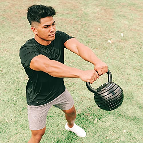 Tru Grit Fitness Adjustable Kettlebell 20LB Home Gym Strength Training C2794