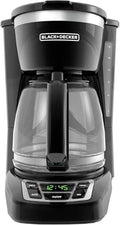 BLACK+DECKER 12-Cup Programmable Digital Coffee Maker, Black D647511