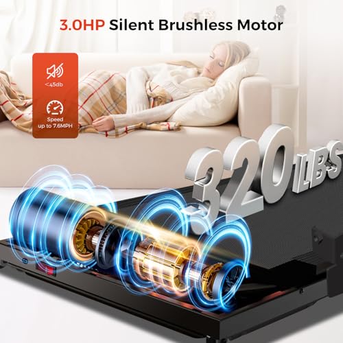Portable Foldable Treadmill for Home with LED Display G3395