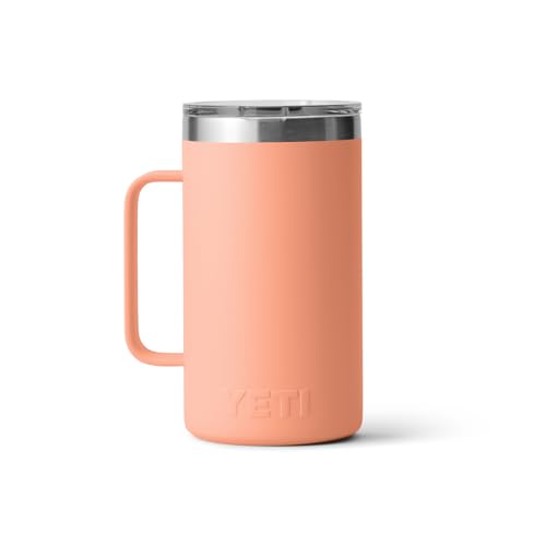 YETI Rambler 24 oz Mug, Stainless Steel, Vacuum Insulated N160
