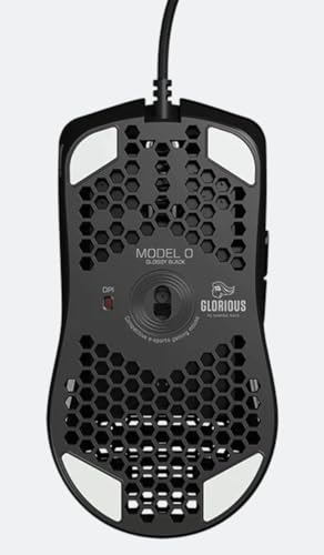 Glorious Model D Wired Gaming Mouse - 68g Honeycomb RGB Ergonomic, Matte White M160012