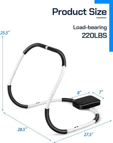 Ab Machine Portable Sit Up Equipment for Core Strength Workout X7768