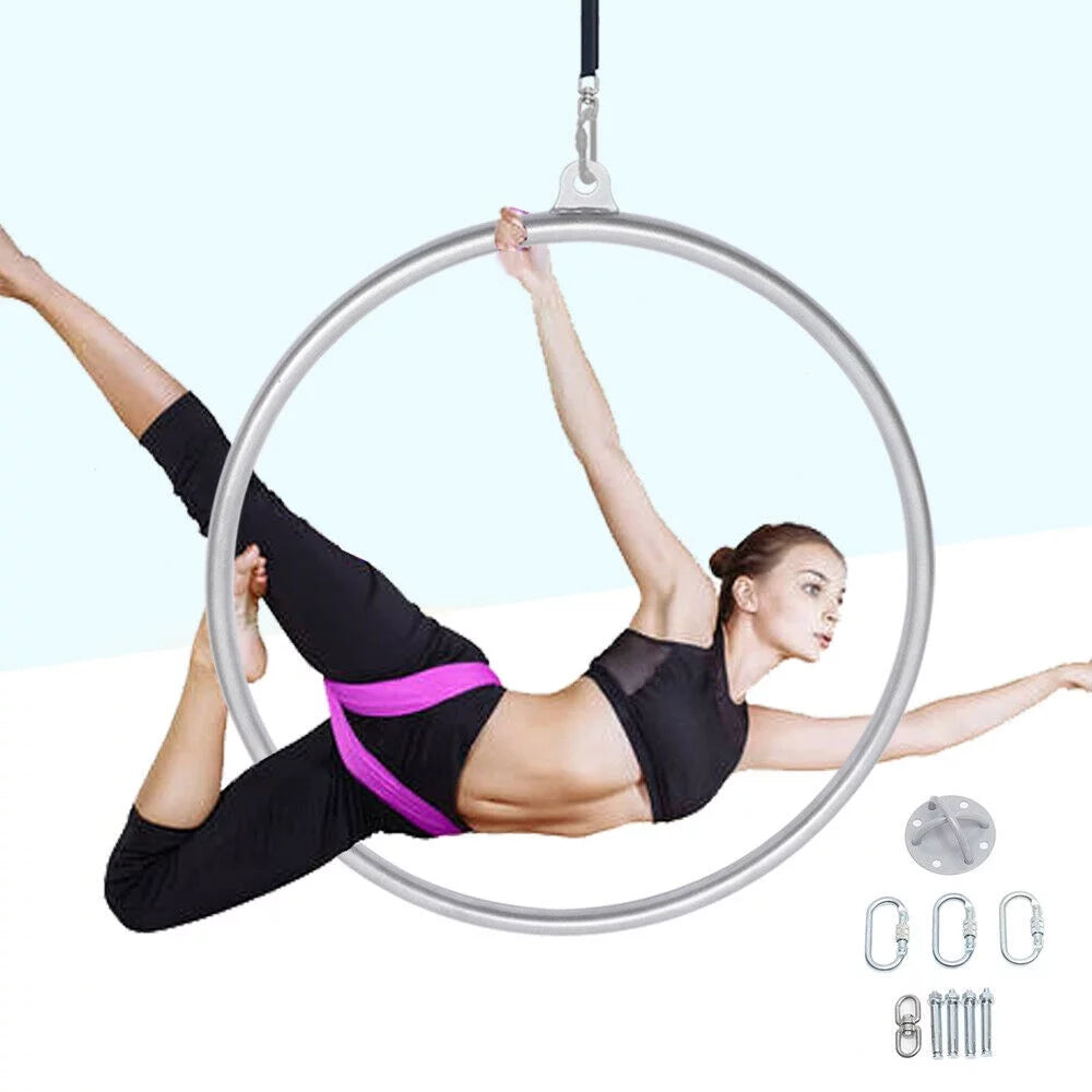 Miumaeov 33.5" Yoga Ring Aerial Lyra Hoop Gymnastic Equipment V42127