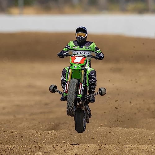 Losi Promoto-MX 1/4 RC Motorcycle Ready-to-Run Combo with Battery and Charger, Green R74162
