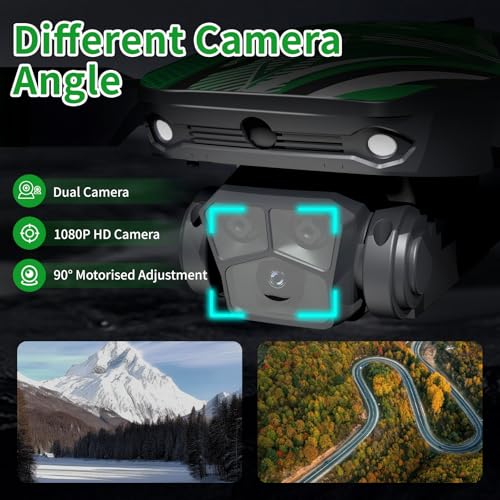 TT19 Drone with 1080P Camera for Adults, Foldable Quadcopter, Green E552