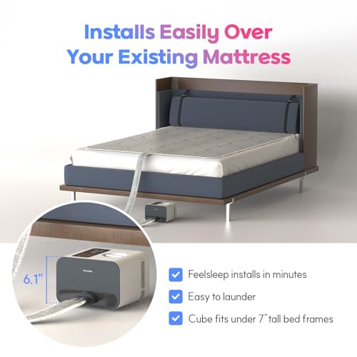 HuBDIC Feelsleep Electric Water Cooling and Heating Mattress Topper, Queen Size T1165