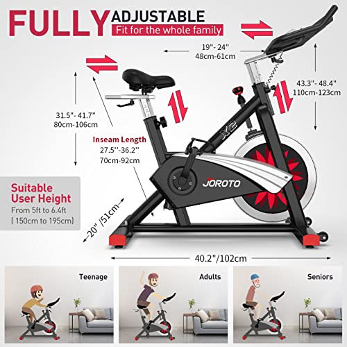 JOROTO X2 X2PRO Exercise Bike with Bluetooth Magnetic Resistance N204120