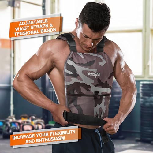 Yes4All Weight Vest Plates 5.75-19.75LB Pairs, Curved Ergonomic Design T472741