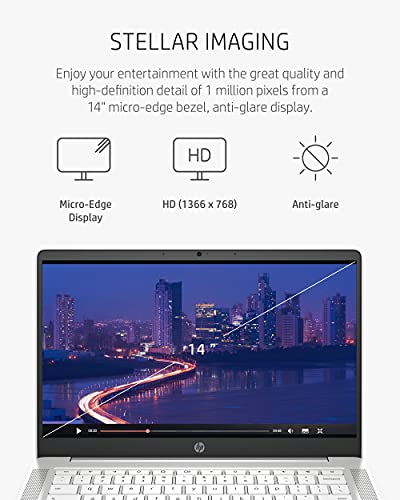 HP 15.6 HD Premium Chromebook, Intel Celeron, 8GB RAM, 64GB SSD, Chrome OS, Arctic Silver V28525