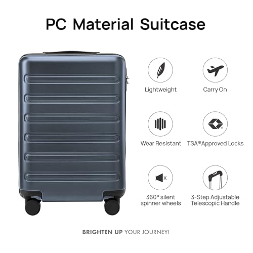 Carry-on Luggage 20 Inch Hardshell with Spinner Wheels and TSA Lock L610552