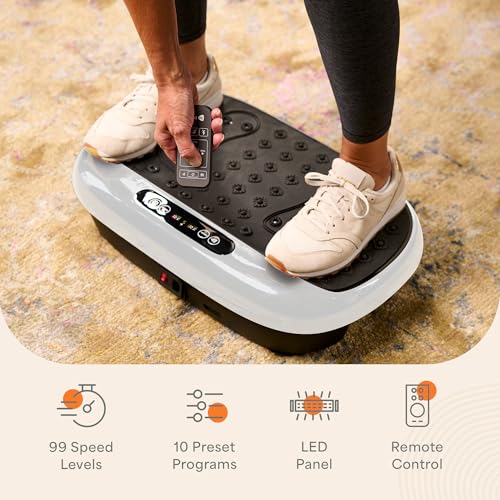 Lifepro Vibration Plate Exercise Machine with Magnetic Acupoints for Full Body Fitness P3479