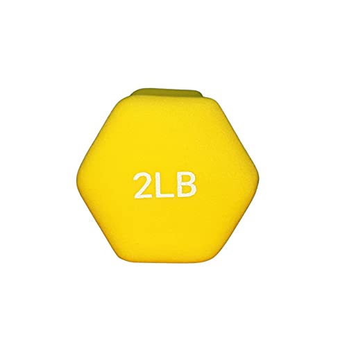 FUXION Neoprene Dumbbell Hand Weights, Set of 2, Hexagon Non-Slip E207497