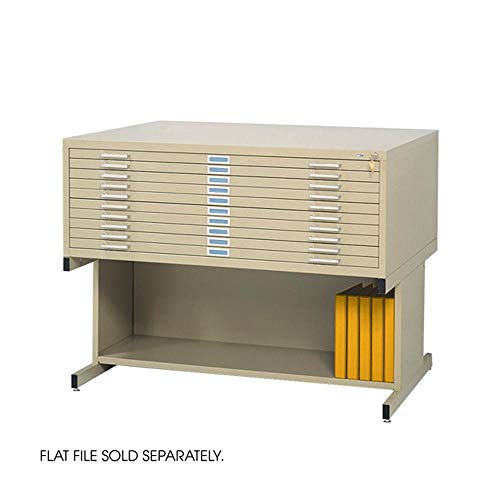 Safco Products 4997WHR Flat File Closed Base for 5-Drawer, White R19808