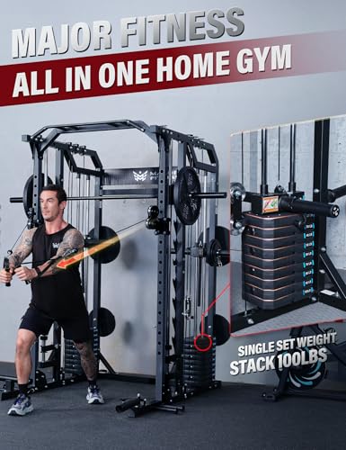 Major Fitness Drone2 Advanced Smith Machine All-in-One Home Gym N49586