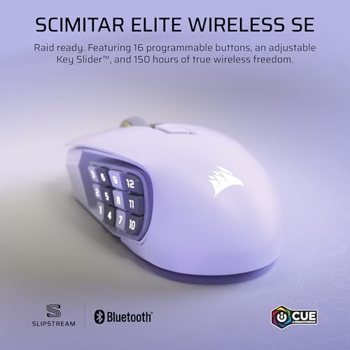 Corsair SCIMITAR RGB ELITE Gaming Mouse, 18,000 DPI, Black F130136