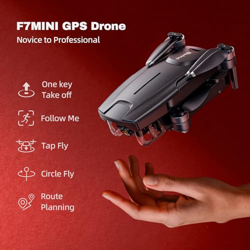 Bwine GPS Drone with Camera 4K UHD F7MINI, Under 249g, 60-Min Flight Time D1721