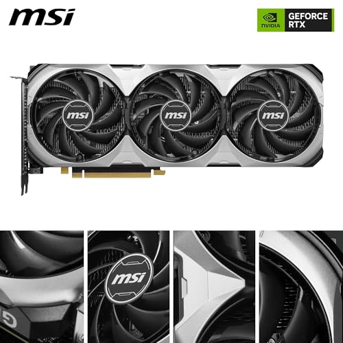 MSI GeForce RTX 4060 Ventus 2X Black 8G OC Gaming Graphics Card A74213