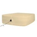 Bedecor Air Bed Sheets for Mattress Cover Removable Elastic Band Soft Breathable Twin XL Light Gray U508