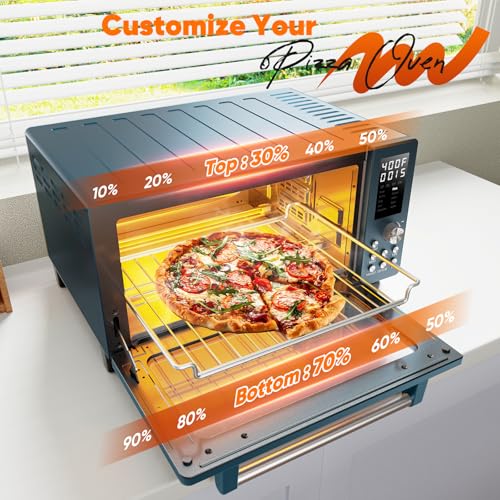 Nuwave Bravo Pro Smart 21QT Toaster Oven Air Fryer Combo, Convection Countertop, Mint Green B532672