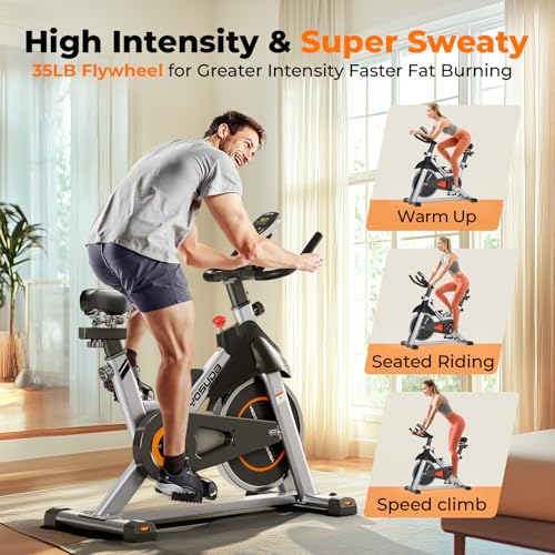 YOSUDA Exercise Bike, Magnetic Indoor Cycling Bike for Home with App Y907945