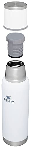 Stanley Adventure-To-Go Vacuum Bottle 25 oz Wide Mouth Insulated Stainless Steel Thermos, Blue Glow D5617