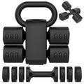2-in-1 Adjustable Dumbbells Set for Home Gym Exercise H9792