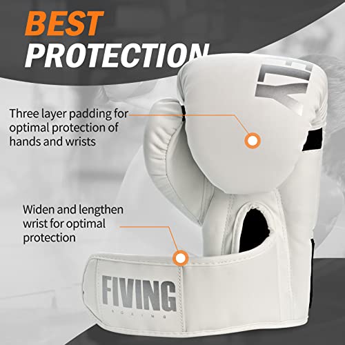 FIVING Boxing Gloves for Men Women MMA Muay Thai Training P93340