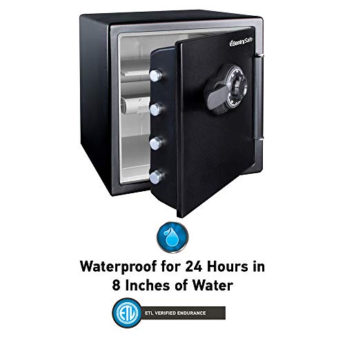 SentrySafe Fireproof Waterproof Steel Home Safe with Digital Keypad, 1.23 Cubic Feet L869244