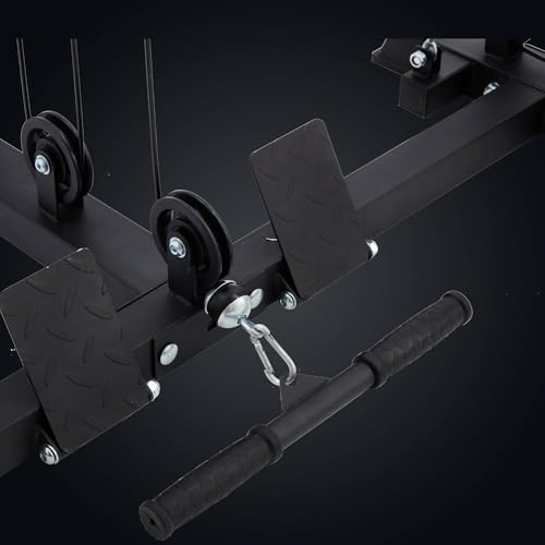 Smith Machine Home Gym with Cable Crossover Power Cage W9011