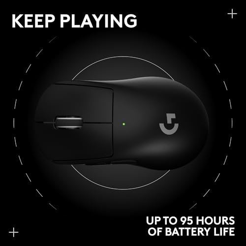 Logitech G PRO X Superlight 2 DEX Wireless Gaming Mouse, 60g, White D21215