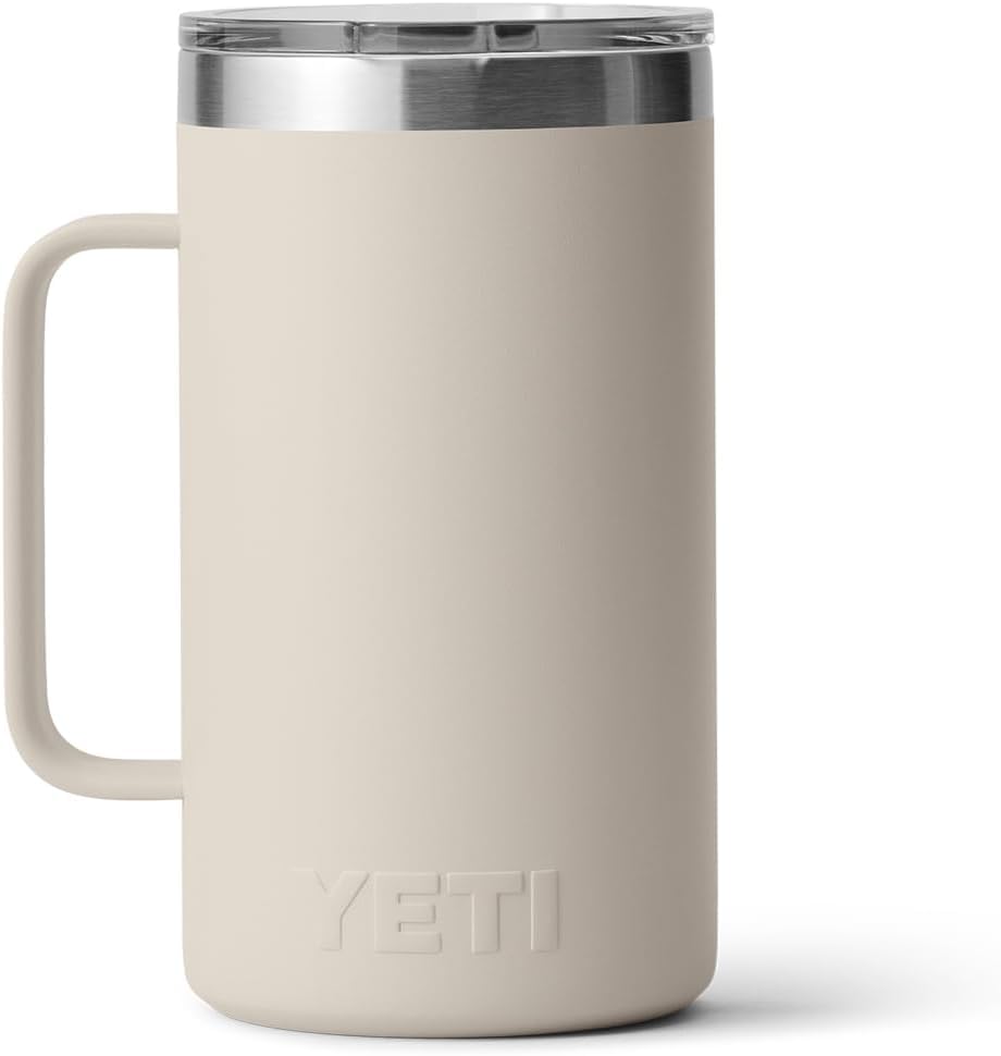 YETI Rambler 24 oz Mug, Stainless Steel, Vacuum Insulated N160