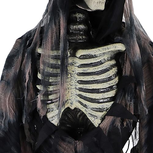 Haunted Hill Farm Motion-Activated 7.5-Ft. Smoldering Ghoul Animatronic Halloween Decoration N1475