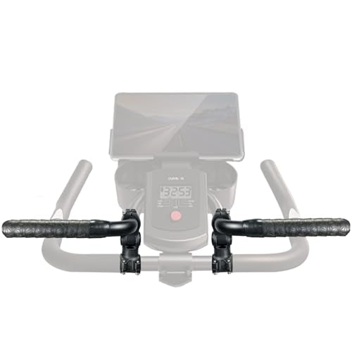 Handlebar Extender for Peloton Indoor Exercise Bikes, Sheep-horn with Black Tapes & Grips F973