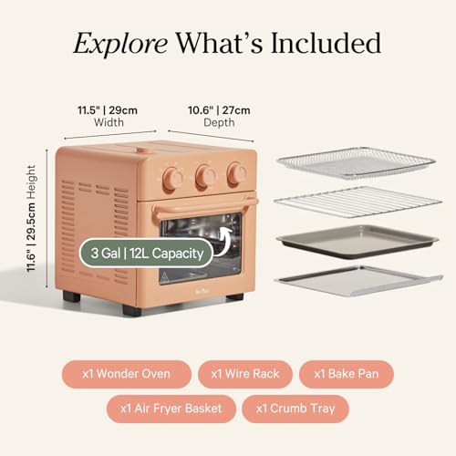 Our Place Wonder Oven 6-in-1 Air Fryer & Toaster Oven with Steam Infusion, Char J748