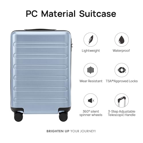Carry-on Luggage 20 Inch Hardshell with Spinner Wheels and TSA Lock L610552