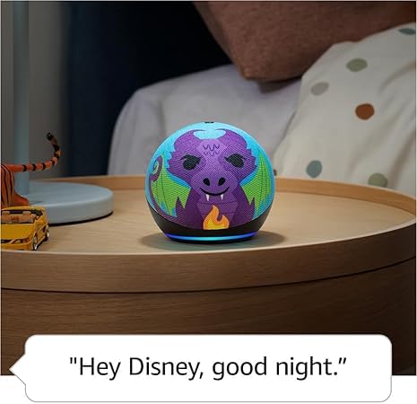 Amazon Echo Dot Kids (newest model) with parental controls, includes 1 year of Amazon Kids+, Owl E6968