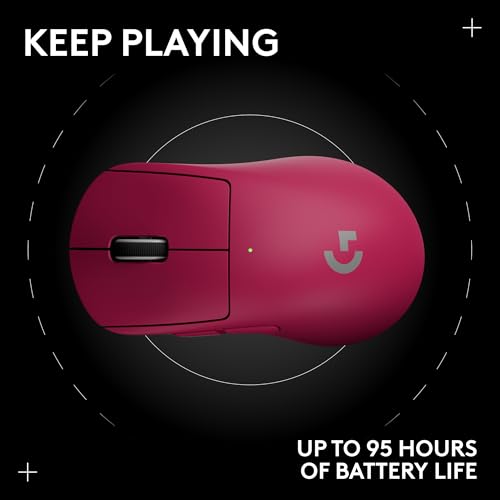 Logitech G PRO X Superlight 2 DEX Wireless Gaming Mouse, 60g, White D21215
