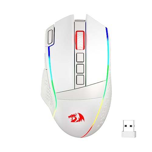 Redragon M810 Pro Wireless Gaming Mouse, 10000 DPI, RGB Backlit K36063
