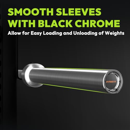 Olympic Barbell 45lb 2-inch Weight Bar for Strength Training X886729