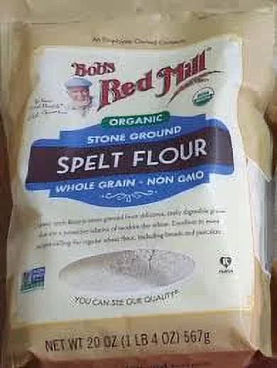 Bob's Red Mill Spelt Flour Whole Grain Stone Ground 22 oz Pack of 2 X49472