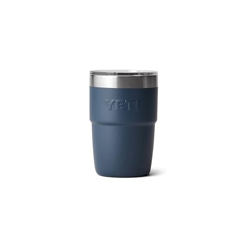 YETI Rambler 8 oz Stackable Cup, Stainless Steel, Vacuum Insulated with MagSlider Lid S120489