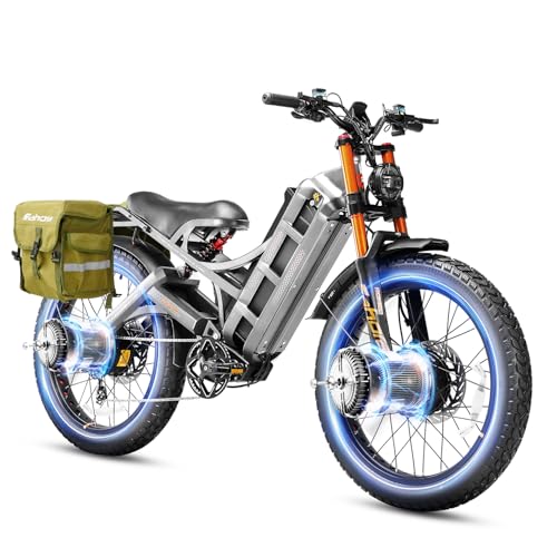 Romeo Pro 3 Electric Bike for Adults 5000W Dual Motor 60V 80Ah Fat Tire Full Suspension I27752