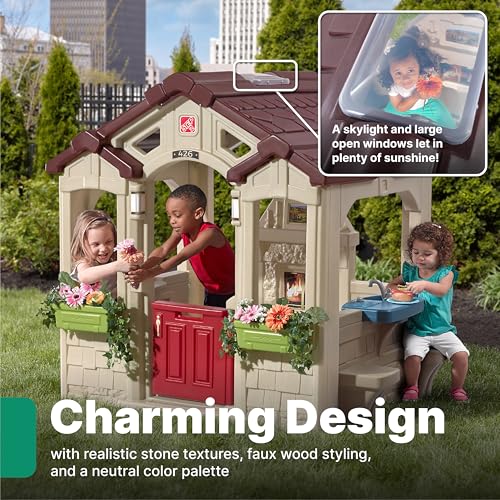 Step2 Charming Cottage Kids Playhouse Indoor/Outdoor Playset X61714