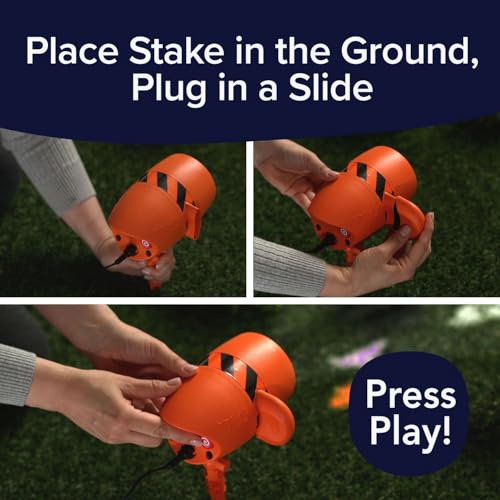Star Shower Slide Show Halloween LED Projector with 6 Slides and Remote P173894