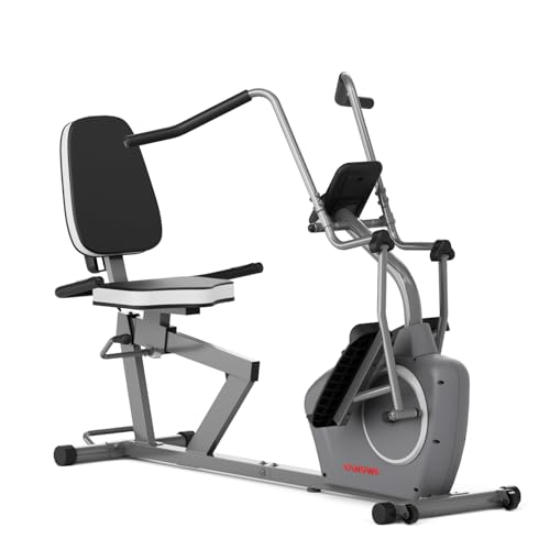 VANSWE Recumbent Exercise Bike with Arm Exerciser for Seniors Adults V646