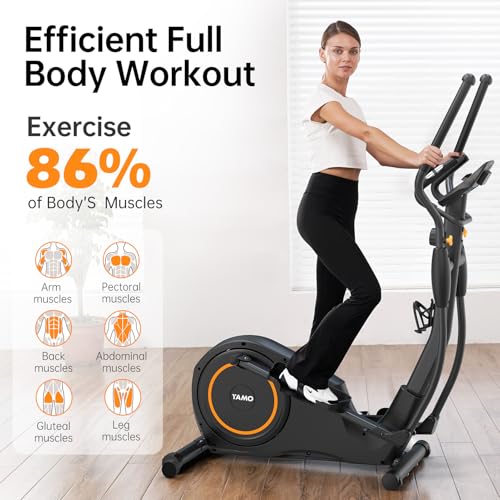 Elliptical Machine with Hyper-Quiet Magnetic Driving System for Home T541